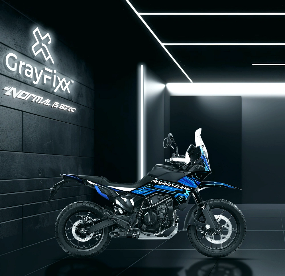 Electric Edition Full Body Sticker for Adventure 250/390 X | Premium Gloss Vinyl with FPF (Fade Protection Film), Waterproof, Precut Sticker, Pack of 1